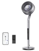 Dreo Pedestal Fan with Smart Control, 40-44" Adjustable Height, DC Quiet Fans for Bedroom, 120°+85° Omni-Directional Oscillating Fan, 100ft Airflow, 10 Speeds, 6 Modes, 12H Timer, 23db, Wi-Fi/Voice - 1