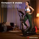 Sportstech CX700 avec Technologie LED innovatrice | Appareil Professionnel, vélo elliptique pour la Maison | 12 programmes | avec système de freinage magnétique de 24 kg | Marque de qualité Allemande - 9