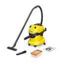Kärcher WD 4 V-20/5/22 Heavy Duty Vacuum Cleaner WD 4 V-20/5/22 Super Absorbent Energy Efficient Wet/Dry Vacuum Cleaner with 20L Plastic Container, Plan Filter, 5 m Cable and 2.2 m Suction Hose - 1