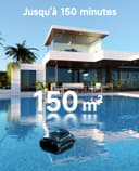 WYBOT C1 Robot Piscine Fond et Parois 150 Min Aspirateur Piscine avec Planification Intelligente des itinéraires, Nettoyage entièrement Automatique du Sol, 150m² Nettoyage Rapide(Vert Noir) - 8