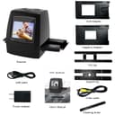 Digital Film Scanner, Standalone Slide Scanner and Negative Scanner Converts Negatives and Film Slides of 35 mm, 126, 110, Super 8 and 8 mm into JPEG Images, 2.4 Inch LCD Display - 4