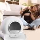 Self-Cleaning Cat Litter Tray, Cat Litter Tray, Self-Cleaning, Large, 65L + 9L Electric Cat Litter Box, XXL, App Control, Low Entry, Odour Elimination, Automatic Cat Litter Tray for Multiple Cats - 8