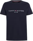 Tommy Hilfiger T-Shirt Manches Courtes Homme Core Tommy Logo Col Ras-du-Cou, Bleu (Sky Captain), XL - 5