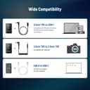 NEEWER CM28 Max Wireless Lavalier Microphone System with Charging Case 48KHz/24Bit Lossless Float Recording Noise Cancellation 8GB Storage 25Hrs Battery 300m Range for iPhone iPad Android Camera PC - 8