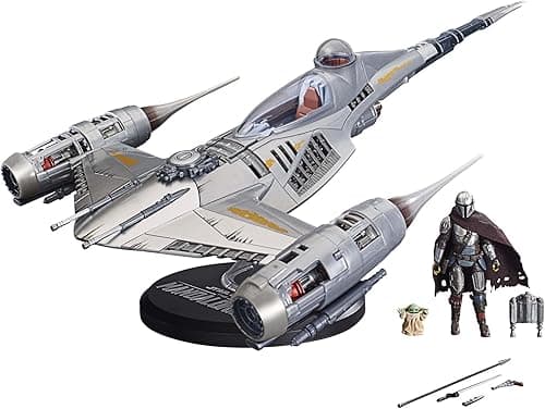 Star Wars The Vintage Collection The Mandalorian’s N-1 Starfighter, The Mandalorian 3.75” Vehicle & Action Figures