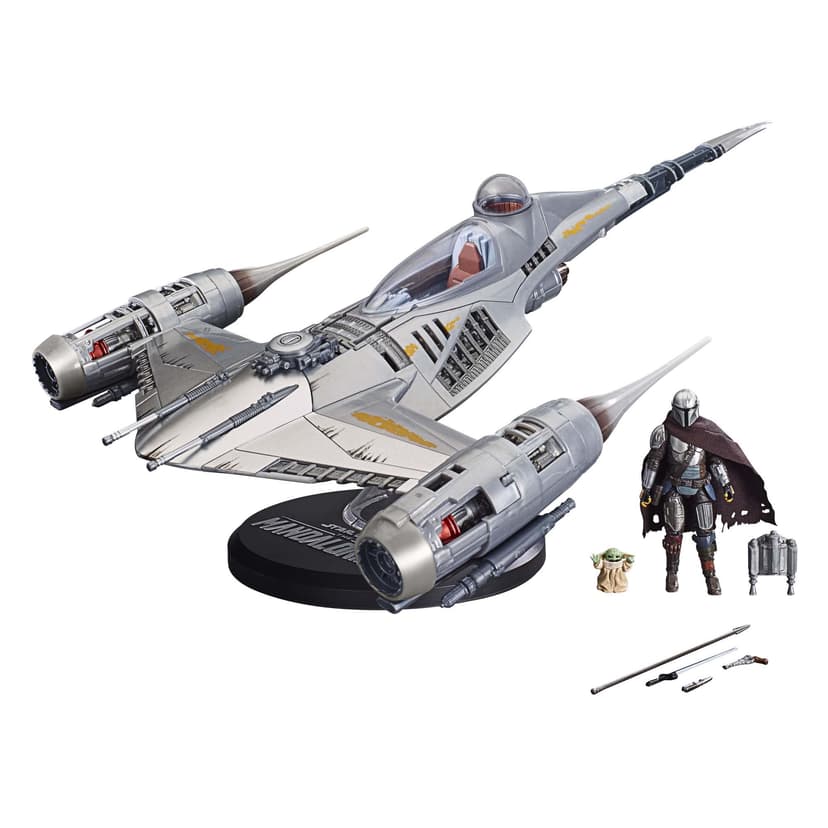 Star Wars The Vintage Collection The Mandalorian’s N-1 Starfighter, The Mandalorian 3.75” Vehicle & Action Figures - 1