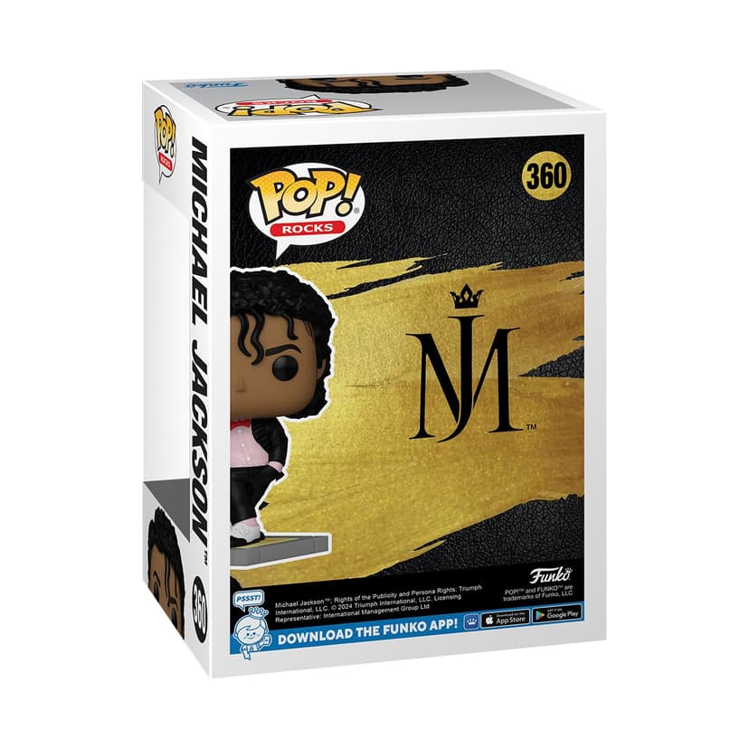 Funko POP! Rocks: Michael Jackson (Billie Jean) - Collectable Vinyl Figure - Gift Idea - Official Merchandise - Toys for Kids & Adults - Music Fans - Model Figure for Collectors and Display - 4