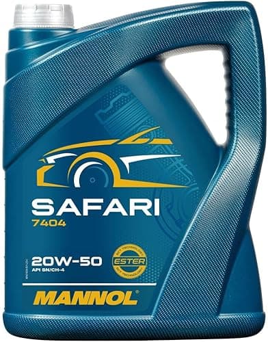 MANNOL Huile moteur SAFARI 20W-50 Huile minérale huile API SN API CH-4 5 L Compatible avec HYUNDAI Tucson TL, TLE, TOYOTA Yaris 3/5 portes P9, CITROËN Jumpy I MPV U6U, NISSAN JUKE F15, KIA SPORTAGE SL