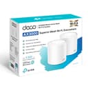 TP-Link Deco WiFi 6 Mesh AX 3000Mbps Deco X50(2-Pack) - Système WiFi 6 pour Toute la Maison - Couverture WiFi de 400㎡ - Installation Facile - Contrôle Parental - Compatible avec Toutes Les Box Fibre - 2