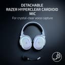 Razer Barracuda X Chroma - Wireless Multi-Platform Gaming Headset with 6 Zone Chroma RGB (SmartSwitch Hyperspeed & Bluetooth, 40mm Drivers, Detachable HyperClear Cardioid Mic) White - 6