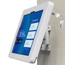 Beelta Wall Mount Tablet Holder for 10.9-Inch iPad 10th and Pro 11 Inch 1 2 3 4, Air 4 5, with Anti Theft Security Lock & Key, Heavy-Duty Metal, White - 1