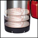 Einhell Submersible Pressure Pump GC-DW 900 N (900 W, max. 6000 l/h, 32 m Head, Foreign Bodies up to 2.5 mm, infinitely Height-Adjustable Float Switch) - 4