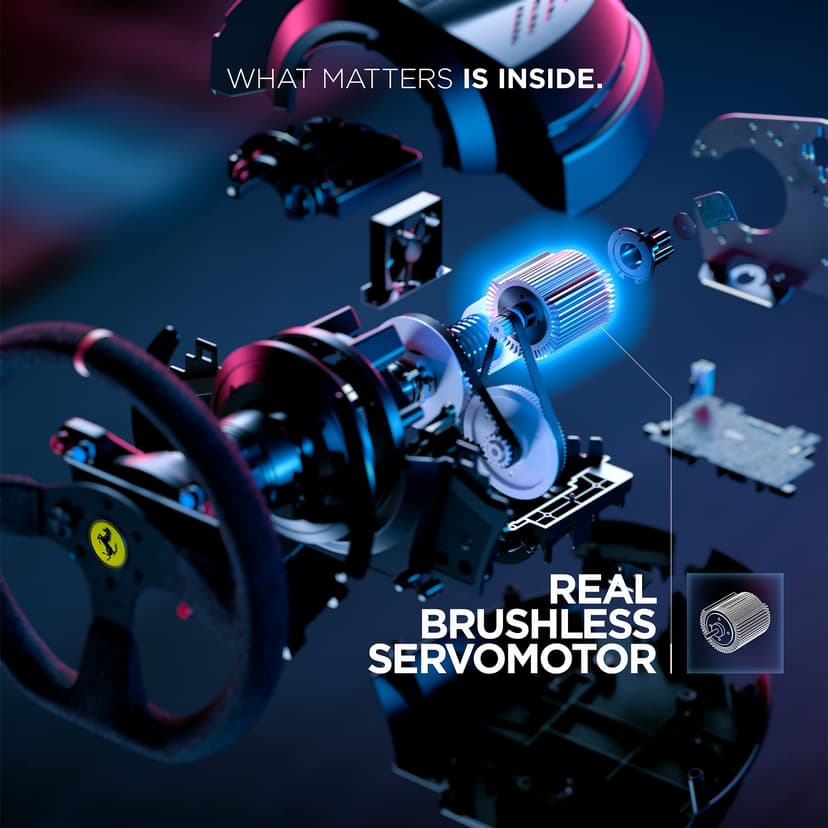 Thrustmaster T300 Integral Alcantara - High-Performance Racing Wheel and Pedal Set with Force Feedback for PC, PS4, and PS5, PS5 Pro - 4