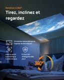 XGIMI Mogo 4 Laser Vidéoprojecteur Portable avec 4 filtres, 550 lumens ISO, Rotation à 360°, Batterie intégrée, 2,5 Heures de Lecture, Compatible avec Google TV & Netflix, 2 x 6 W Harman Kardon - 3