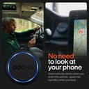 OOONO Co-Driver NO2 - next gen. traffic safety alarm - warns of speed cameras and road hazards - rechargeable - LED indicator - CarPlay & Android Auto compatible - 3