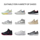 Dafannis Oval sports shoe laces, 2 pairs of half round shoe laces for sneakers, running shoes, basketball shoes and sneakers - 5