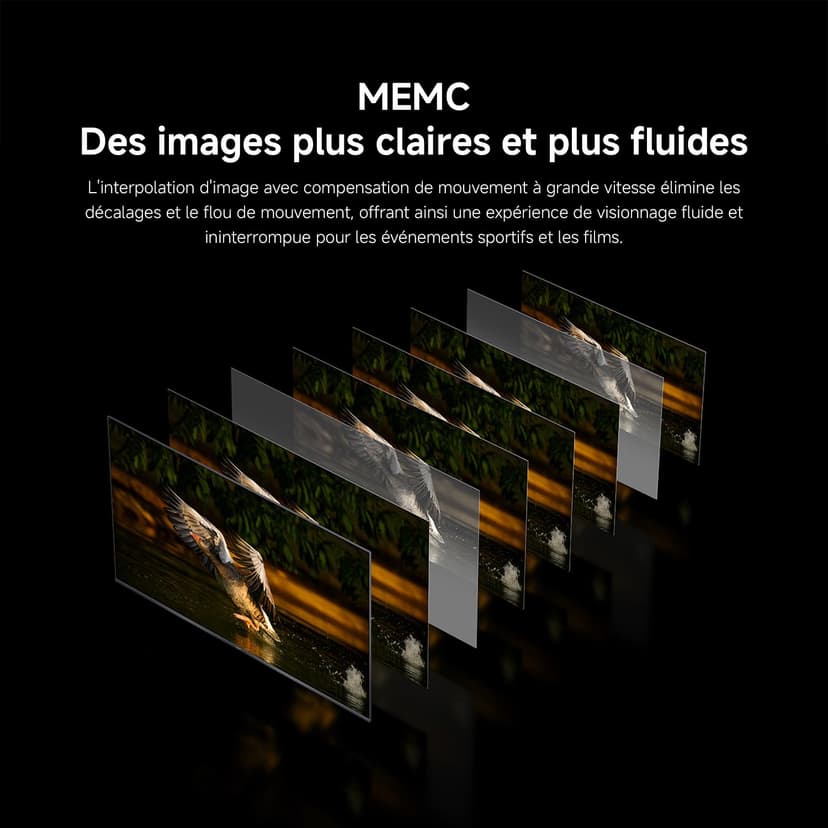 XIAOMI TV A Pro 65, 165 cm (65 Pouces), 4K UHD QLED, Smart TV, Google TV, Contrôle Vocal, HDR10+, Mode Game Boost 120Hz, MEMC, 2Go+8Go, Compatible avec Airplay & Google Cast - 9