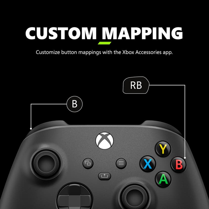 Microsoft Xbox Wireless Controller avec Câble USB-C - Manette de Jeu Analogique/Numérique pour PC et Xbox Series S/X - 5