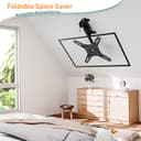 ELIVED Flip Down Ceiling TV Mount Fits 14-42 Inch LCD TV/Monitor Screens up to 10KG, Height Adjustable Full Motion TV Bracket for Flat/Pitched Roof/Cabinet, Max VESA 200x200mm, EV3030 - 8