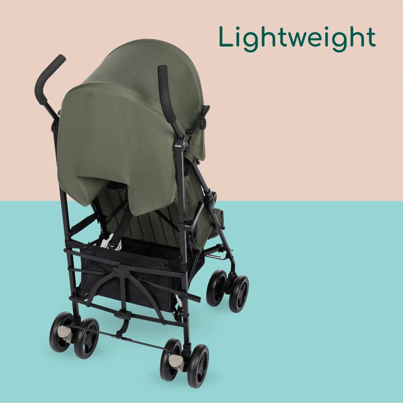 Bebeconfort Rainbow, Lightweight Baby Buggy Stroller, Multi-Position Reclining Stroller, Foldable with Compact Closure, for Children Aged 6 Months - 4 Years, max 22 kg, Travel Buggy, Mineral Green - 5