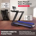 Sportstech Tapis de Course Professionnel pour Maison, 20 km/h, APP | Grande Surface de Course, Inclinaison 16%, jusqu'à 150 kg | LED & 360° Tabletholder | avec 1 an d'App STL Incluse - 8