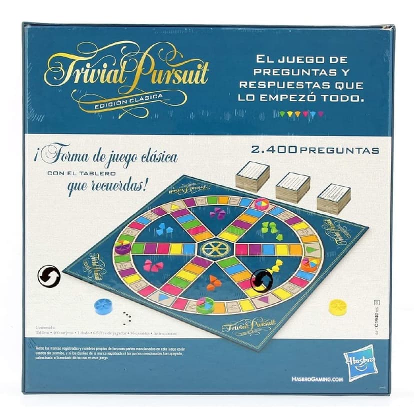 Hasbro Gaming – Trivial Pursuit, édition classique (c1940105) (Édition espagnole) - 2