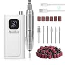 MelodySusie SC300F Professionnel Ponceuse pour Ongles à Clip, Rechargeable Sans Fil Lime à Ongle Electrique 30000 tr/min, avec LCD écran et Vitesse Réglable, pour Salon - 1