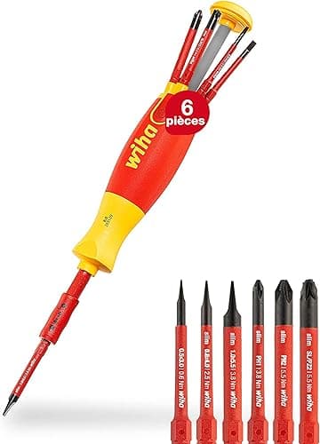 Wiha Destornillador con cargador LiftUp electric 2831-09021 LiftUp electric; Schlitz, PH, SL/PZ 6tlg