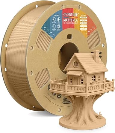 OVERTURE Matte PLA Filament Upgraded 1.75 mm, 1 kg (2.2 l…