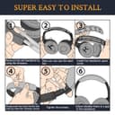 SOULWIT Bandeau de Rechange pour Bose QC35 & QuietComfort 35 II (QC35 II) Casque, DIY Remplacement Headband Accessoires - 6