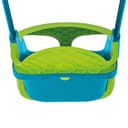 TP Toys Fauteuil Bébé Évolutif Quadpod 4 en 1 – Balançoire Bébé de 6 Mois à 8 Ans – Sangles d’Extension pour Portiques Hauts et Bas – Sécurisée et Confortable – Bleu/Vert - 9