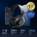 SteelSeries Arctis Nova 3P Wireless - PS5 Headset - Gaming Headset - Mobile App Control - 40 HR Battery with fast charging - Compatible with PlayStation, PC, Switch - 2.4GHz/Bluetooth - Black - 2