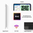 2022 Apple iPad Pro (11-inch, Wi-Fi, 256GB) - Silver (Renewed) - 5