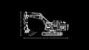 LEGO Technic Volvo EC500 Hybrid Excavator - Motorised Construction Vehicle Model Kit for Adults - incl. a Movable Boom Arm & Tracks plus Hammer & Shovel Tools - Gift Idea - 42215 - 8