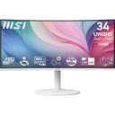 MSI Modern MD342CQPW 34" Curved Monitor UWQHD 1500R, 3440x1440 VA Panel, 21:9, KVM, Pip/PBP, 120Hz, 300 nits, Anti-Glare, Built-in Speakers, 3-Way Adjustable, HDMI 2.0b - 1