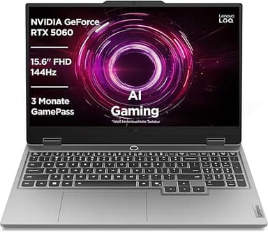 Lenovo LOQ Gaming AI Laptop | 15.6" Full HD 144Hz | NVIDI…
