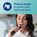 Philips Sonicare 3100 Electric Toothbrush, Sonic Toothbrush, Pressure Sensor and Timer, Travel Case, Black, HX3673/14 - 4