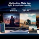 Z-Edge 34 Inch Ultrawide Monitor UWQHD Gaming Monitor 165Hz 1ms MPRT, 3440x1440 IPS Panel 21:9, 100% sRGB, FreeSync, PiP & PbP, DisplayPort (165Hz), HDMI (100Hz), Black - 6