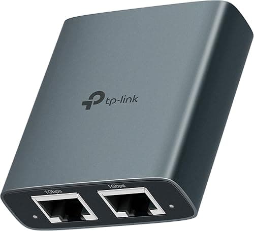 TP-Link EH210 Switch Ethernet 2 Ports 1000 Mbps RJ45 Splitter Network Compatible avec Ordinateur Routeur Décodeur Téléviseur