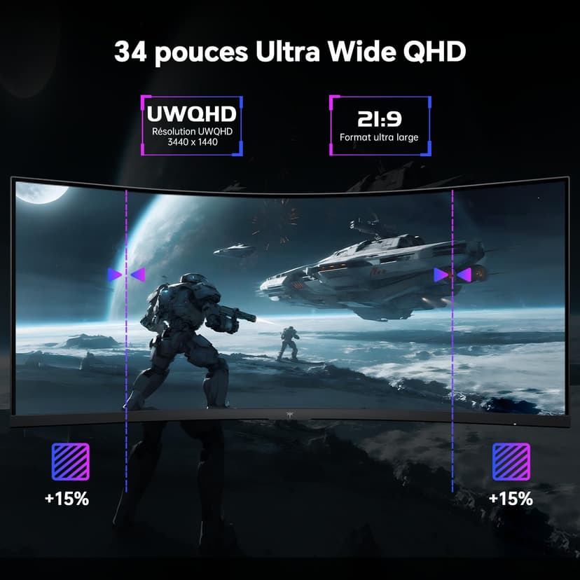 KTC 24 Inch Curved Monitor, FHD 1080P@180Hz Gaming Monior with 1500R VA Panel, 1ms MPRT, Adaptive Sync, HDR10, 110% sRGB, VESA, HDMI 2.0 / DP 1.4 Compatible with Desktop, Laptop, PS5, Xbox and More - 2