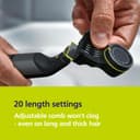 Philips OneBlade Pro 360 Face & Body Electric Beard Trimmer, Shaver and Bodygroomer With 360 Blades, Bodygrooming Kit, Charging Stand and Travel Case - 5