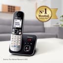 Panasonic Cordless phone KX-TG6821, Single, Silver, with answering machine - 7