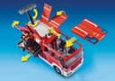 PlayMOBIL 9464 City Action Fire Engine with Working Water Cannon, fire fighter and helicopter Toy, Fun Imaginative Role-Play, Playset Suitable for Children Ages 4+, Vanaf 5 Jaar - 7
