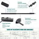 Telescopic Rod PV Panel Wash Cleaning Machine, Solar Panel Cleaning Equipment Solar Cleaner Robot, Solar Panel Cleaner, Electric Water Fed Pole Kit, 360° Rolling Cleaning Water Brush,7.5M/25Ft - 6
