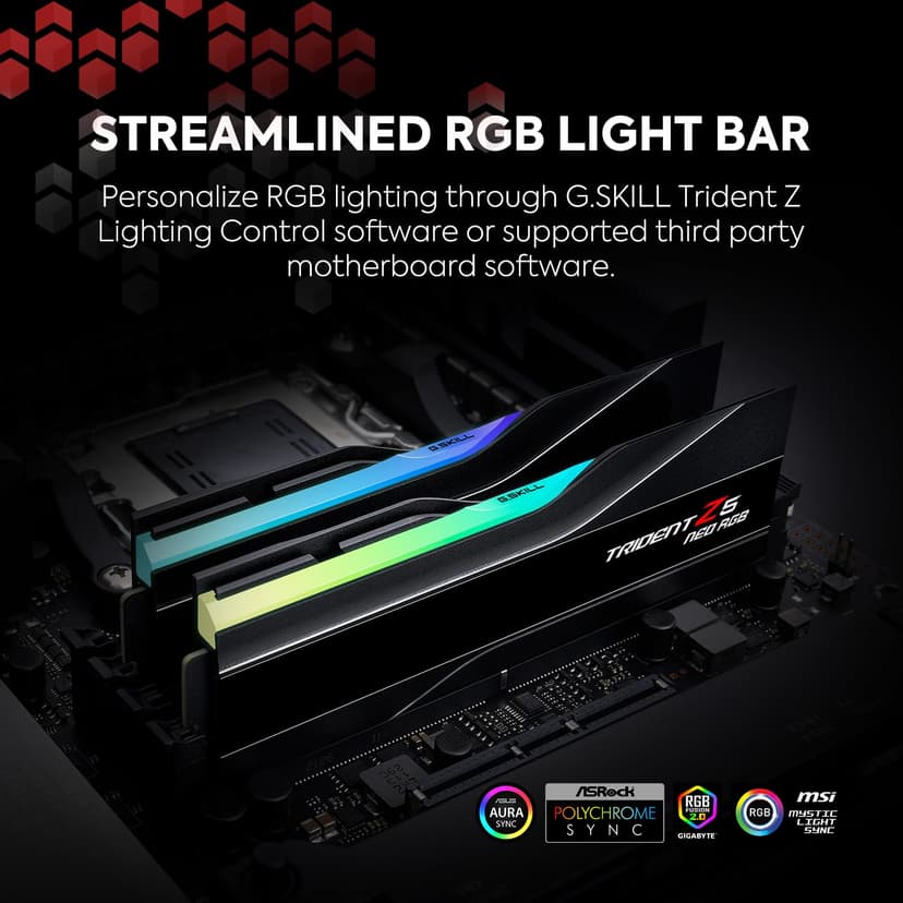 G.skill Trident Z5 Neo Rgb - Ddr5 - Kit - 64 Gb: 2 X 32 gb - 3
