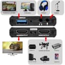 Carte de Capture vidéo HDMI 4K, USB 3.0 1080P 60FPS, Carte de Capture Nintendo Switch pour Streaming, Jeux et Diffusion, Fonctionne avec Xbox Series X/S, Xbox One X/S, PS4, PS5, OBS, Appareil Photo - 5