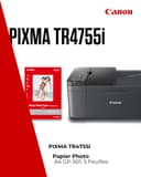 Canon PIXMA TR4755i Multifunction Printer 4-in-1 (Inkjet, Printing, Copying, Scanning, Faxing, A4, 20 Sheets ADF, Compatible with Pixma Print Plan) Black - Includes GP-501 A4 Photo Paper, 5 Sheets - 2