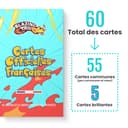 Blazing Tail Lot de 60 Cartes Françaises Neuves et Officielles - Comprend 5 Cartes Brillantes - sans Double - sans Carte Énergie - 4