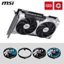 MSI GeForce RTX 5050 8G VENTUS 2X OC Graphics Card - RTX 5050 GPU, 8GB GDDR6 (20Gbps/128-bit), PCIe 5.0 - DUAL-Fan Thermal Design (2 x TORX FAN 5.0) - HDMI 2.1b, DisplayPort 2.1b - 4