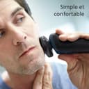 Philips Shaver Series 5000 - Wet & Dry Electric Men's Shaver in Metallic Blue with Precision Trimmer and Soft Pouch Travel Case (Model S5465/18) - 5